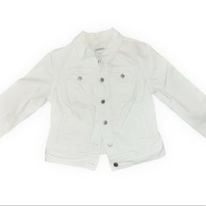 GIRLS/JUNIORS WHITE DENIM JACKET